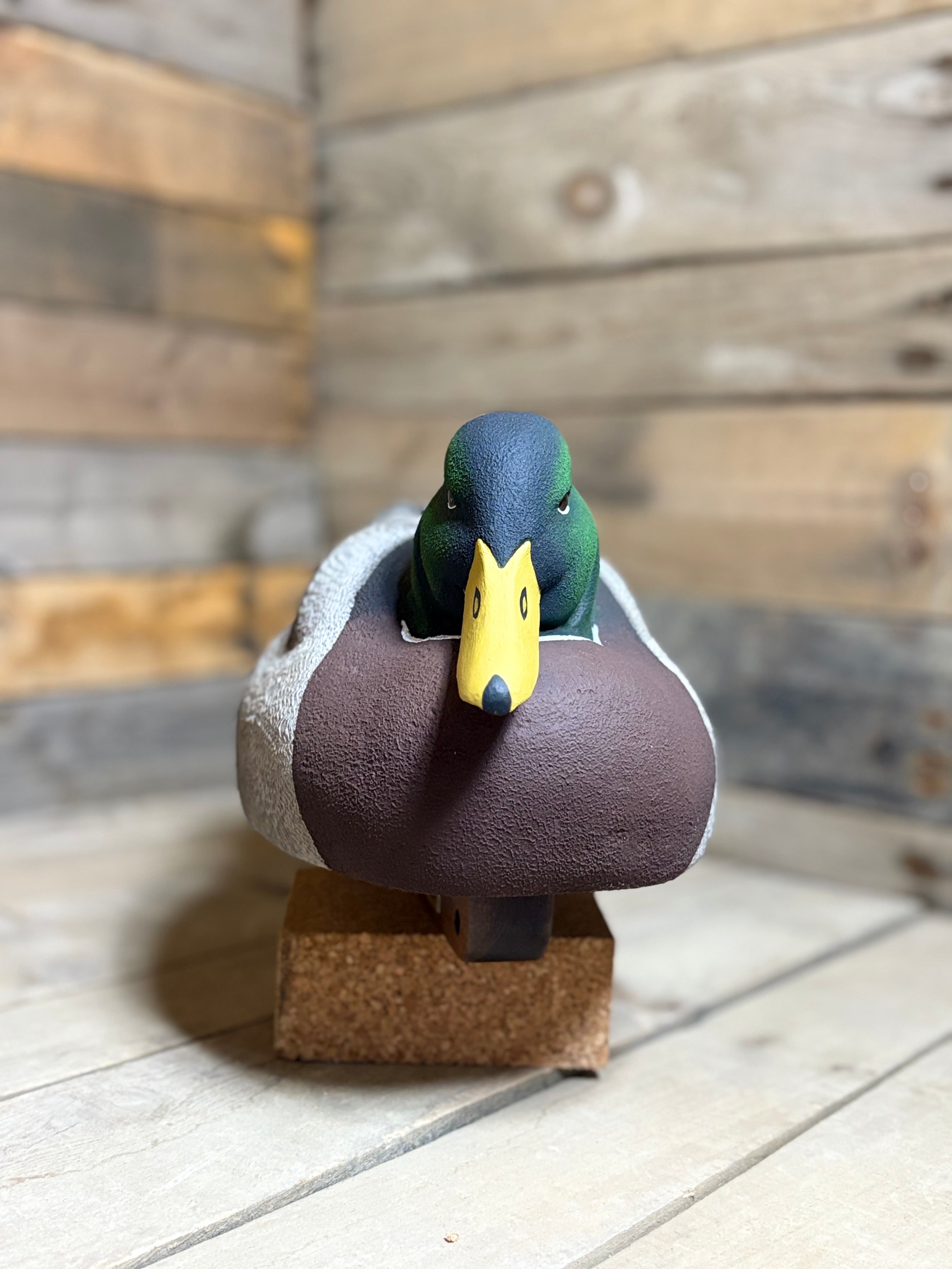 Drake Mallard Working Urn