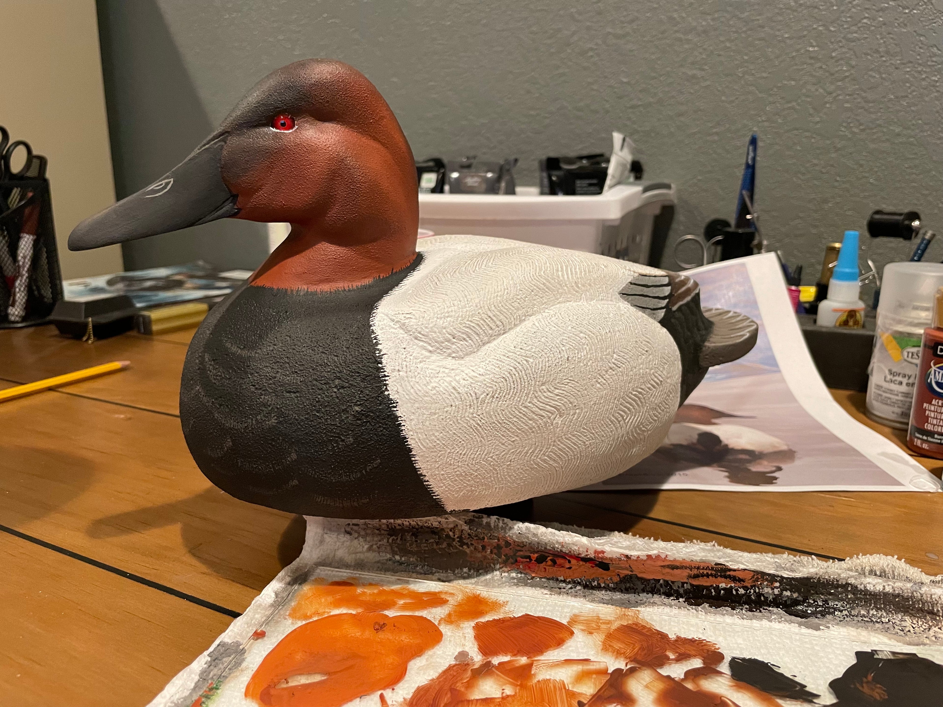 Canvasback Gunner Decoy